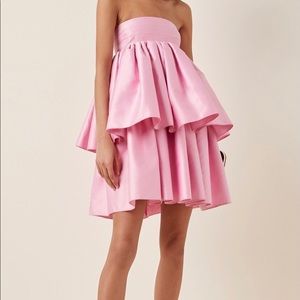 NWT Pink Strapless Mini Cocktail Dress